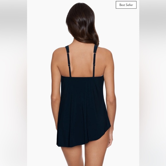 Magicsuit “Winnie” Tankini Top Black Size 16 - Picture 3 of 12